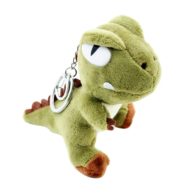 Dinosaur Plush Key Chain Cartoon Bag Backpack Pendant Stuffed Toys Doll Keychain 